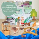 Vorschaubild Katze klein Kopf tief Holzfigur 5,5 cm