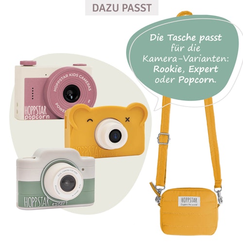 Tasche Mini für Kinderkamera honey
