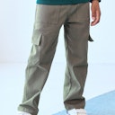 Vorschaubild Robuste Cargohose Twill