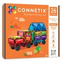 Vorschaubild Connetix Magnetbausteine Transportset inkl. Räder 26 Teile
