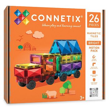 Connetix Magnetbausteine Transportset inkl. Räder 26 Teile