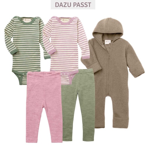 Baby Overall mit Kapuze und Reißverschluss