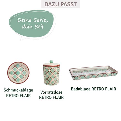 Runde Schmuckablage RETRO FLAIR für deine Lieblingsstücke