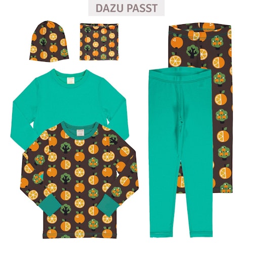 Sonnenblumen Langarmshirt Bündchen