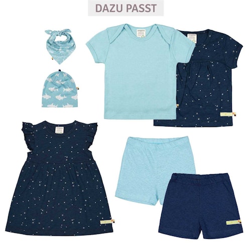 Leichtes Slub Jersey Shirt kurzarm