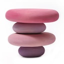 Vorschaubild Flamingokiesel 4 Stk. Balance- & Stapelspiel