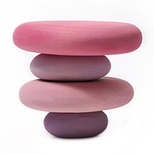 Flamingokiesel 4 Stk. Balance- & Stapelspiel