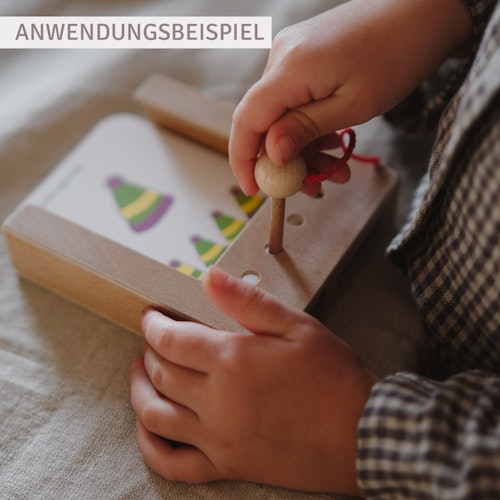 Was passt zusammen? Kartensatz 3-4 Jahre (ohne Lochkasten)