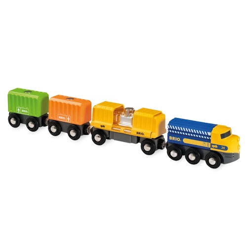 Güterzug mit drei Waggons ab 3 Jahren
