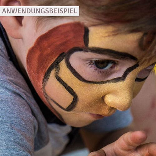 Bio Kinderschminke Rot im Einzeltiegel, 6 g