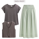 Vorschaubild Damen Strick-Weste braun