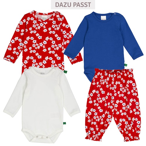 Lockere Blümchen Hose