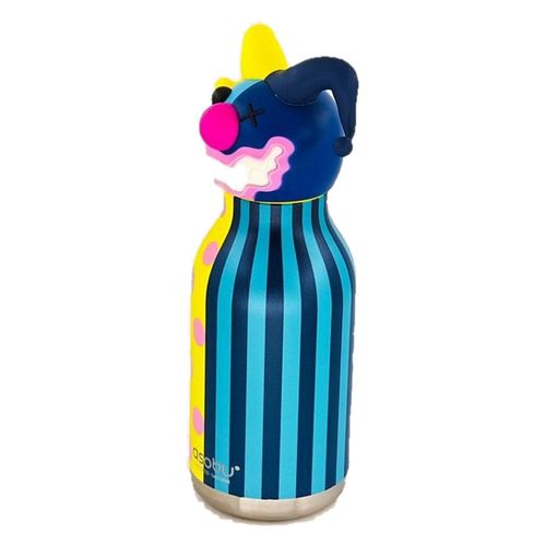 Spookies Edelstahltrinkflasche mit Trinkhalm Clown 460 ml