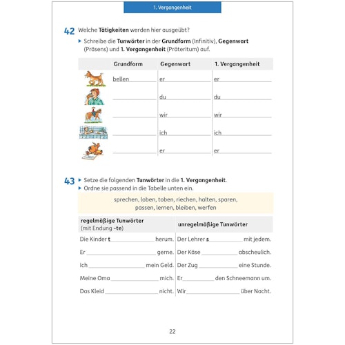 Deutsch Grammatik Übungsheft 4. Klasse