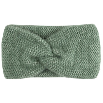 Damen Baby Alpakawolle Stirnband grün