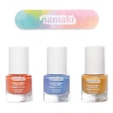 Vorschaubild Kinder Nagellack 3er Set Koralle, Lavendelblau, Gold