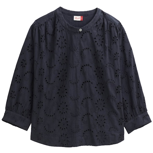 Edel bestickte Damen Bluse