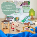 Vorschaubild Ente sitzend Holzfigur 4 cm