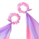 Vorschaubild Armbänder mit rosa Seide - Blüte