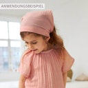 Vorschaubild Großes Dreiecktuch Musselin rauchblau