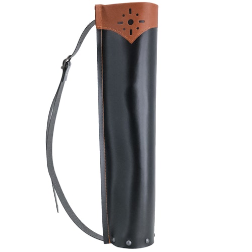 Köcher groß für Juniorbogen blaue Pfeile 40 cm