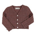 Vorschaubild Haselnuss Kinder Strickjacke Schurwolle
