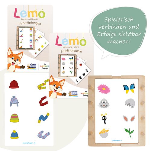 Lemo Set ab 4 J. mit 6 Kartensätzen