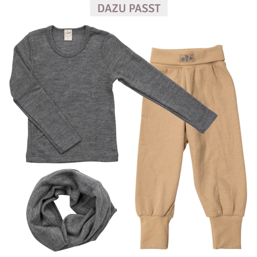 Wolle Seide Schlauchschal