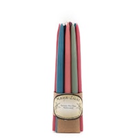 Maya Licht –Palmölfreie Kerzen 14cm 10er Set pastell