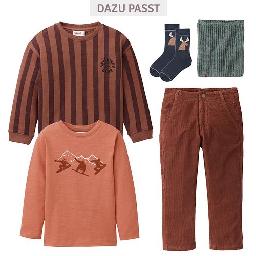 Langarmshirt People Wear Organic Interlock/Jersey Motiv