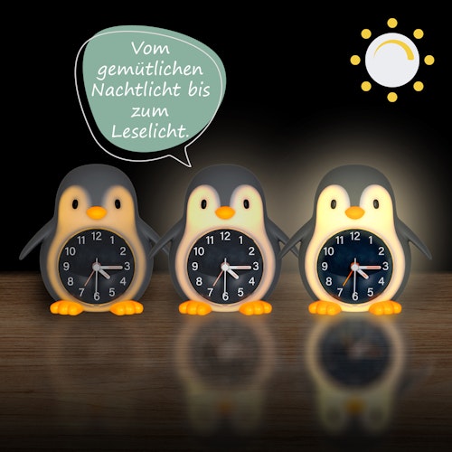 Kinderwecker mit Wake-Up-Light + Nachtlicht