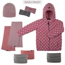 Vorschaubild Kinder Schal Wolle Seide mauve