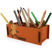 Stiftehalter Die Maus – Holz Stiftebox L mit Stecksystem