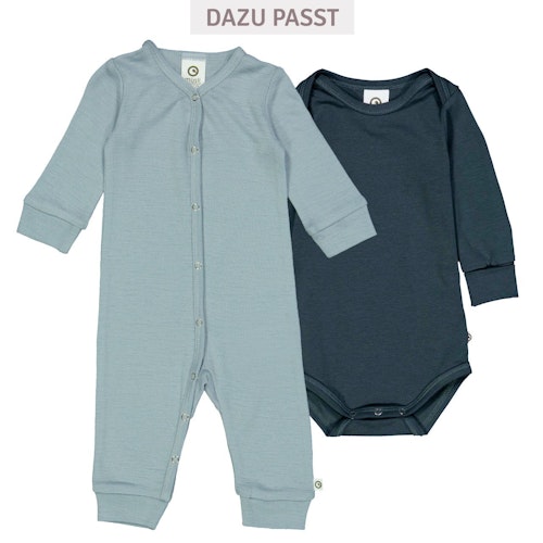 Strampler langarm Wolle