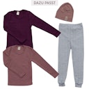 Vorschaubild Wolle Seide Leggings Bündchen