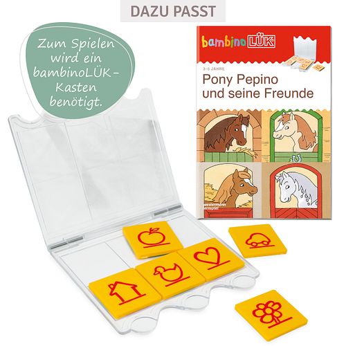 bambinoLÜK Übungsheft - Pony Pepino und seine Freunde, 3-5 J.