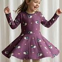 Vorschaubild Kleid Maxomorra langarm Motiv