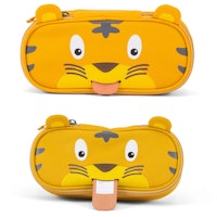 Stiftemäppchen mit Ziehzunge Tiger gelb 21 x 11 cm