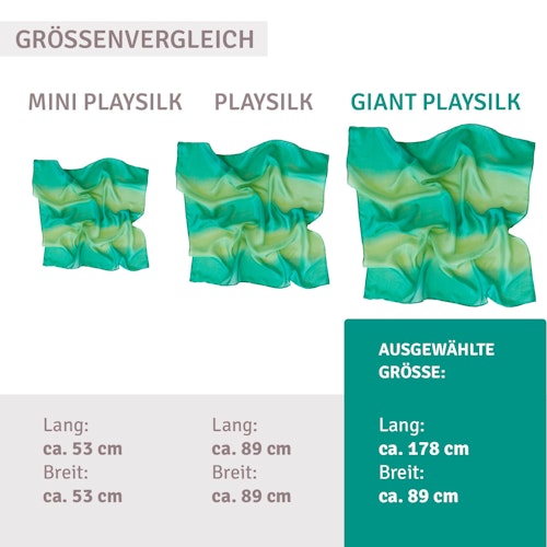 Großes Spieltuch Seide Wüste 178 x 89 cm