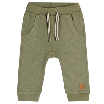 Weiche Jogginghose gebrusht oliv
