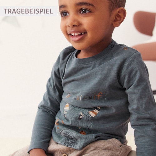 Langarmshirt People Wear Organic Interlock/Jersey Motiv