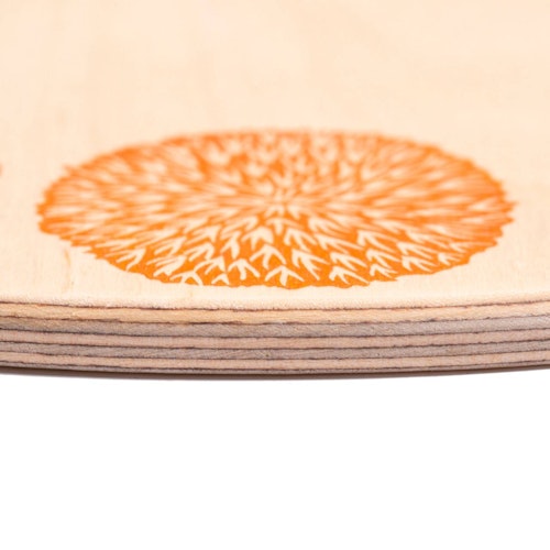 Jahreszeiten und Elemente Holzpattform (Ø 40 cm)