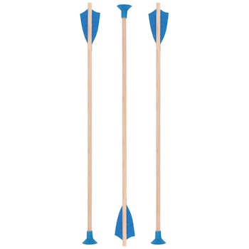3er Set Saugpfeil blau 46 cm für großen Juniorbogen
