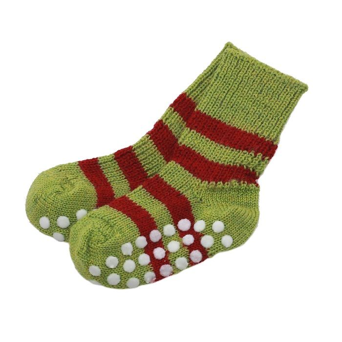 Socken Hirsch Natur Schurwolle