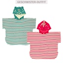 Vorschaubild Bade Poncho mit Kapuze - Streifen