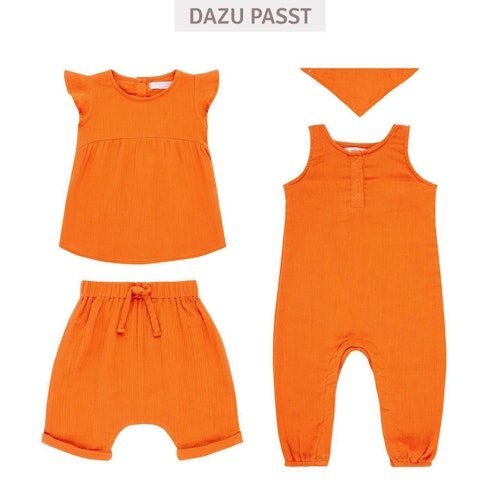 Musselin Shorts luftig Kreis Motive