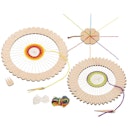 Vorschaubild Bastel-Set Webrahmen und Knüpfblume