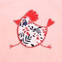 Vorschaubild T-Shirt mit Druckknöpfen Huhn