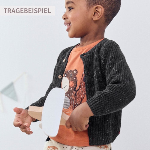 Jacke People Wear Organic Knopfleiste langarm Strick
