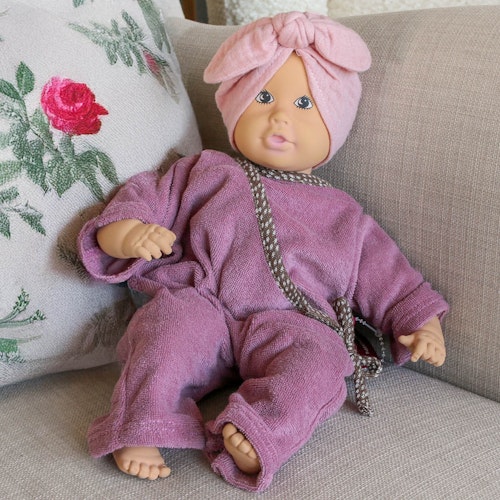 Weichkörperpuppe Naturkautschuk-Bio-Baumwolle 33 cm rosa